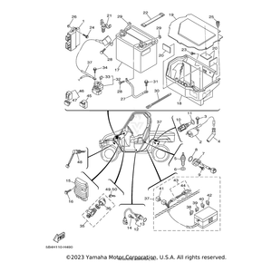 Wire Harness Assembly by Yamaha 5B4-82590-20-00 OEM Hardware 5B4-82590-20-00 Off Road Express