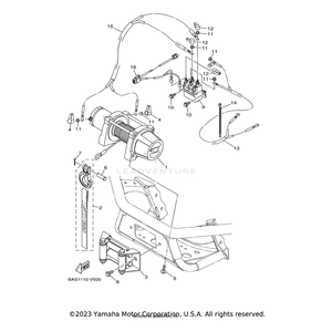 Wire Harness by Yamaha BAS-H2105-00-00 OEM Hardware BAS-H2105-00-00 Off Road Express