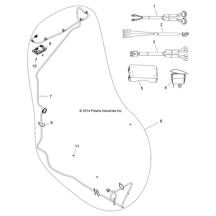 Wire Harness, Light by Polaris