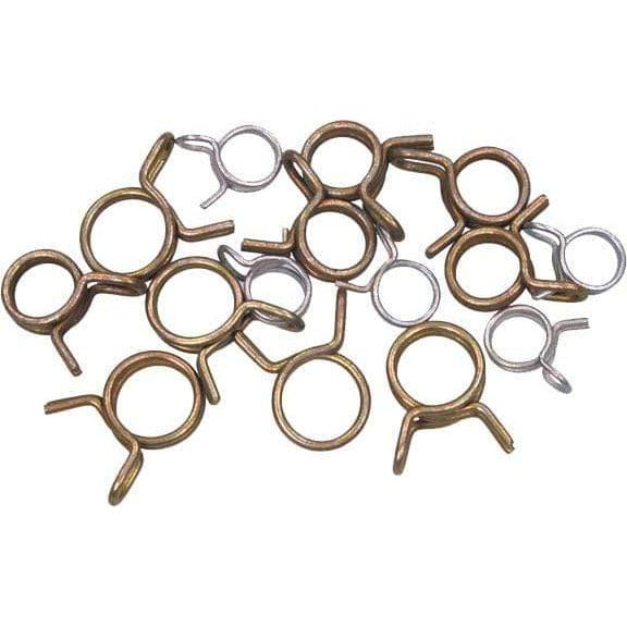 Wire Hose Clamps 15/Pack Self Tensioning Assorted Size By Helix