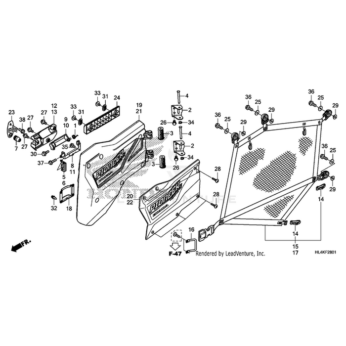 Wire, Side Net by Honda