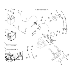 Wire Sparkplug, 59.3 Cm by Polaris 4011060 OEM Hardware P4011060 Off Road Express