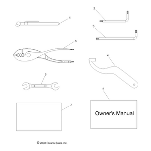 Wrench-1/2 Tool Kit by Polaris 2878182 OEM Hardware P2878182 Off Road Express