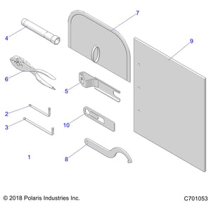 Wrench-17Mm,Blk by Polaris 5257687-329 OEM Hardware P5257687-329 Off Road Express