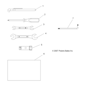 Wrench-Torx,T-27 by Polaris 2873647 OEM Hardware P2873647 Off Road Express