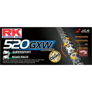 Xw-Ring Gb 520 Gxw Drive Chain By Rk GB520GXW-120 Rear Drive Chain GB520GXW-120 Parts Unlimited