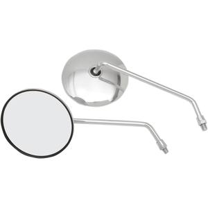 Yamaha Classic Chrome Mirrors By Emgo 20-37410 Side View Mirror 0640-1039 Parts Unlimited