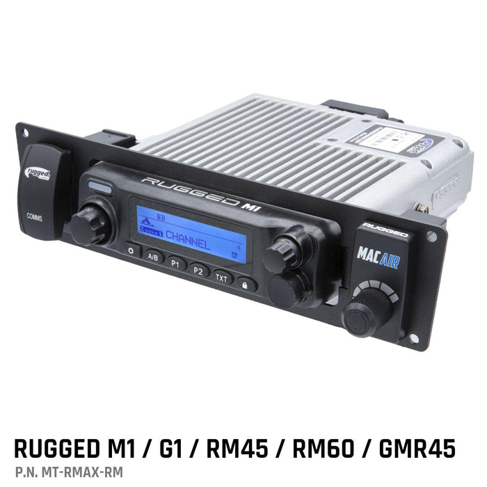 Yamaha Rmax Mount For M1 / G1 / Rm60 / Gmr45 Mobile Radio And Rocker Switches by Rugged Radios