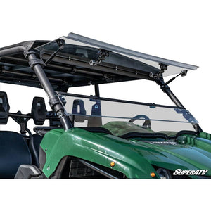 Yamaha Viking Scratch Resistant Flip Windshield by SuperATV FWS-Y-VIK-001-70 Folding Windshield FWS-Y-VIK-001-70 SuperATV