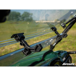 Yamaha Viking Scratch Resistant Flip Windshield by SuperATV FWS-Y-VIK-001-70 Folding Windshield FWS-Y-VIK-001-70 SuperATV