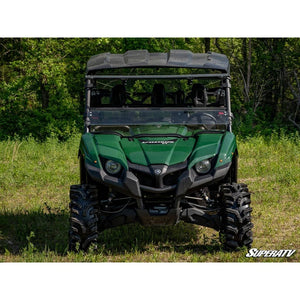 Yamaha Viking Scratch Resistant Flip Windshield by SuperATV FWS-Y-VIK-001-70 Folding Windshield FWS-Y-VIK-001-70 SuperATV