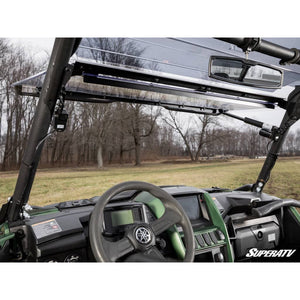 Yamaha Wolverine RMAX MaxDrive Power Flip Windshield by SuperATV PFWS-Y-RMAX-70 Folding Windshield PFWS-Y-RMAX-70 SuperATV