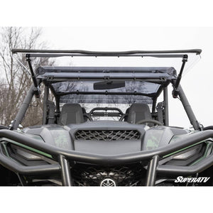 Yamaha Wolverine RMAX MaxDrive Power Flip Windshield by SuperATV PFWS-Y-RMAX-70 Folding Windshield PFWS-Y-RMAX-70 SuperATV