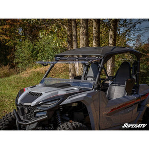 Yamaha Wolverine RMAX Scratch Resistant Flip Windshield by SuperATV Folding Windshield SuperATV