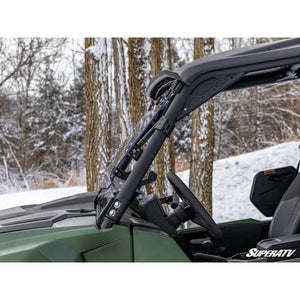 Yamaha Wolverine RMAX Scratch Resistant Flip Windshield by SuperATV Folding Windshield SuperATV