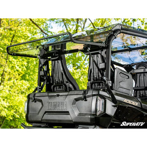 Yamaha Wolverine RMAX4 1000 Scratch-Resistant Rear Flip Windshield by SuperATV SuperATV