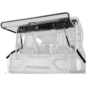 Yamaha Wolverine RMAX4 1000 Scratch-Resistant Rear Flip Windshield by SuperATV SuperATV