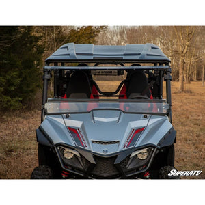 Yamaha Wolverine X2 850 Scratch-Resistant Flip Windshield by SuperATV FWS-Y-WV-X4-70#WV2 Folding Windshield FWS-Y-WV-X4-70#WV2 SuperATV 2019-2020