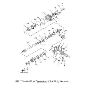 Yoke, Joint by Yamaha 1D9-17556-00-00 OEM Hardware 1D9-17556-00-00 Off Road Express