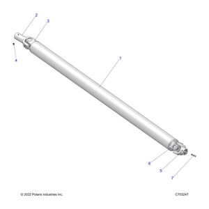 Yoke, Pin by Polaris 3239553 OEM Hardware P3239553 Off Road Express