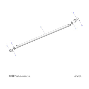 Yoke-Propshaft,Rear by Polaris 3236548 OEM Hardware P3236548 Off Road Express