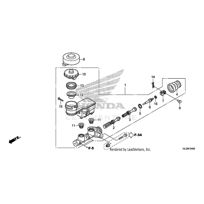 Yoke, Push Rod (Nissin) by Honda