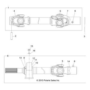 Yoke, Skip Tooth W/Fitting by Polaris 1590495 OEM Hardware P1590495 Off Road Express