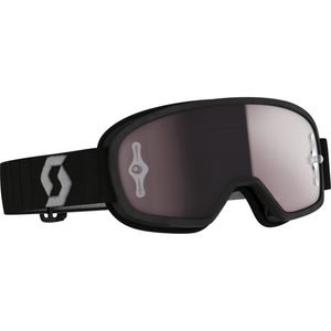 Youth Buzz MX Pro Goggle by Scott 272836-1001269 Goggles 51-5487 Western Powersports Black/Grey/Silver