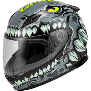 Youth GM-49Y Drax Helmet by GMAX F1499242 Full Face Helmet 72-7302YL Western Powersports Grey / Youth LG