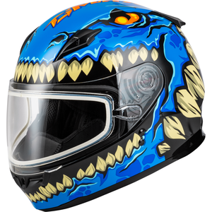 Youth GM-49Y Drax Snow Helmet by GMAX F2499042 Full Face Helmet 72-7307YL Western Powersports Blue / Youth LG