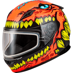 Youth GM-49Y Drax Snow Helmet by GMAX F2499272 Full Face Helmet 72-7310YL Western Powersports Orange / Youth LG